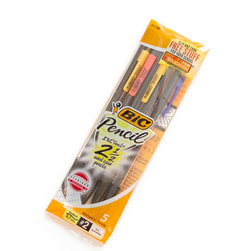 Bic, Mechanical Pencil, 0.7, 5 Pack